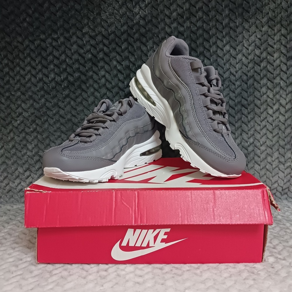 Nike Air Max 95 LE GS Gunsmoke White Running Shoes 310830-012 Size 4.5Y Womens 6